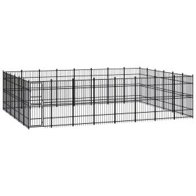 Outdoor Dog Kennel Steel 476.2 ft��