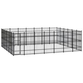 Outdoor Dog Kennel Steel 416.7 ft��