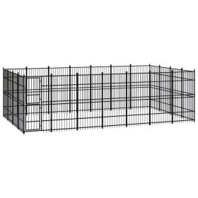 Outdoor Dog Kennel Steel 277.7 ft��
