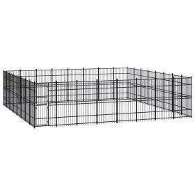 Outdoor Dog Kennel Steel 634.9 ft��