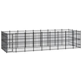Outdoor Dog Kennel Steel 267.8 ft��