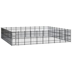 Outdoor Dog Kennel Steel 892.8 ft��