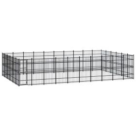 Outdoor Dog Kennel Steel 595.2 ft��