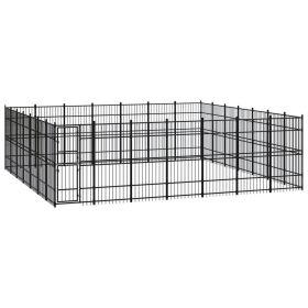 Outdoor Dog Kennel Steel 486.1 ft��