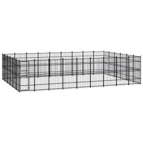 Outdoor Dog Kennel Steel 535.7 ft��